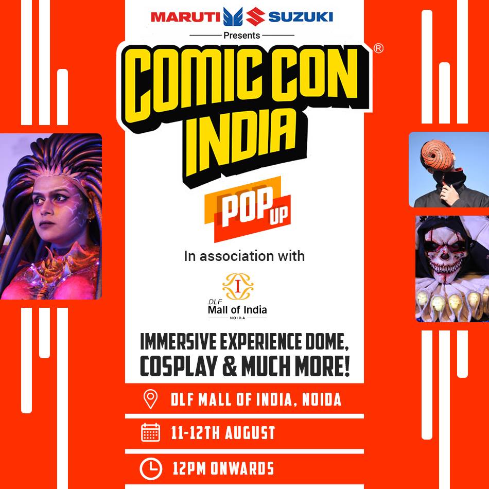 All You Need To Know About The Mini Comic Con Happening At DLF Mall Of India This Weekend.
