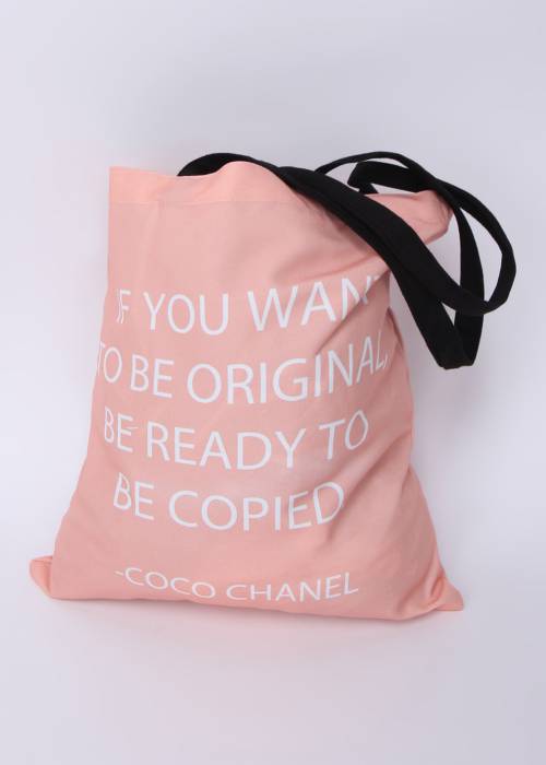 COCO Chanel Quote Tote Bag