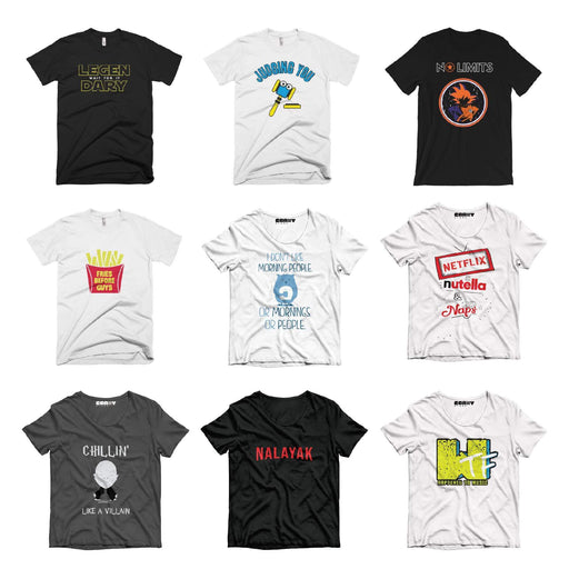 Pack Of 9 T-Shirt
