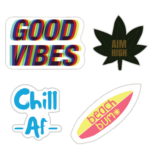 Cool Sticker Combo of 4