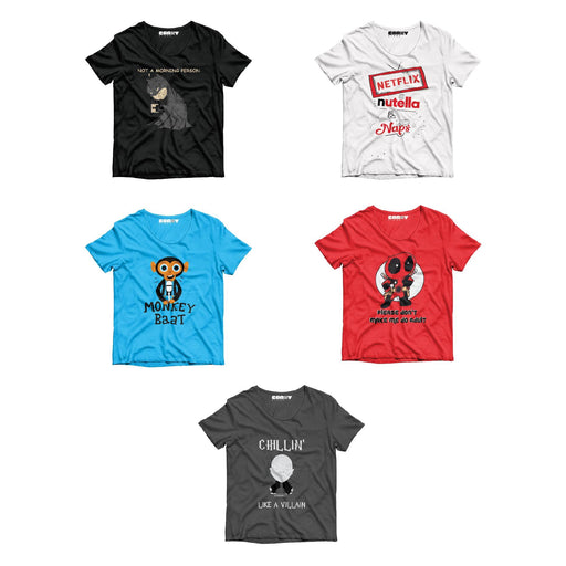 Pack Of 5 T-Shirts