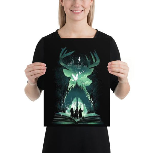 Patronous Charm Stag Poster