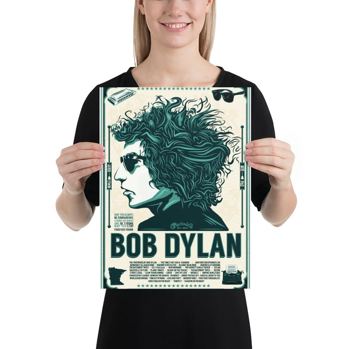 Bob Dylan Artwork Poster