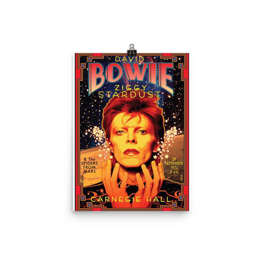 David Bowie Artwork Poster