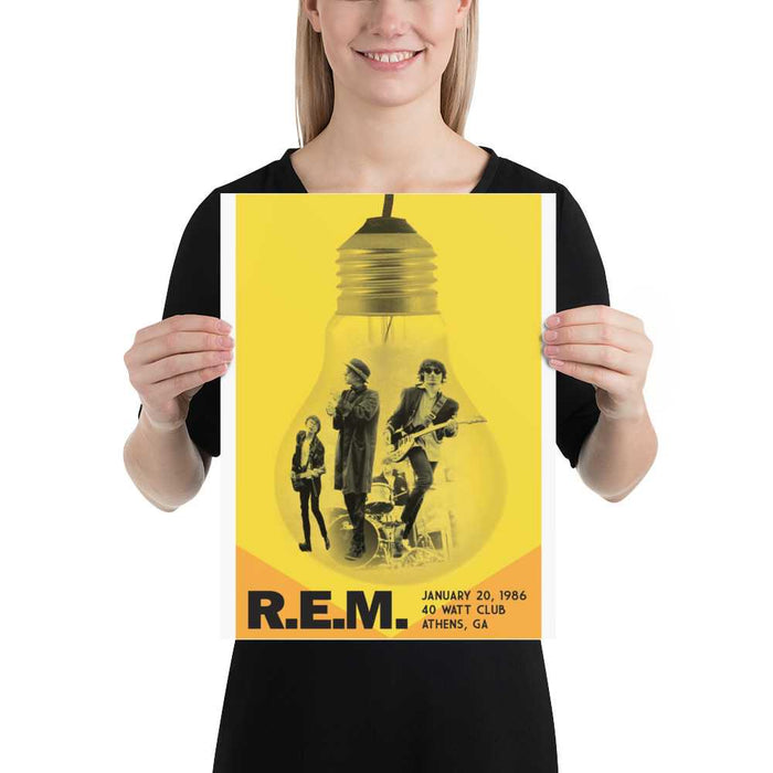 R.E.M Artwork Poster
