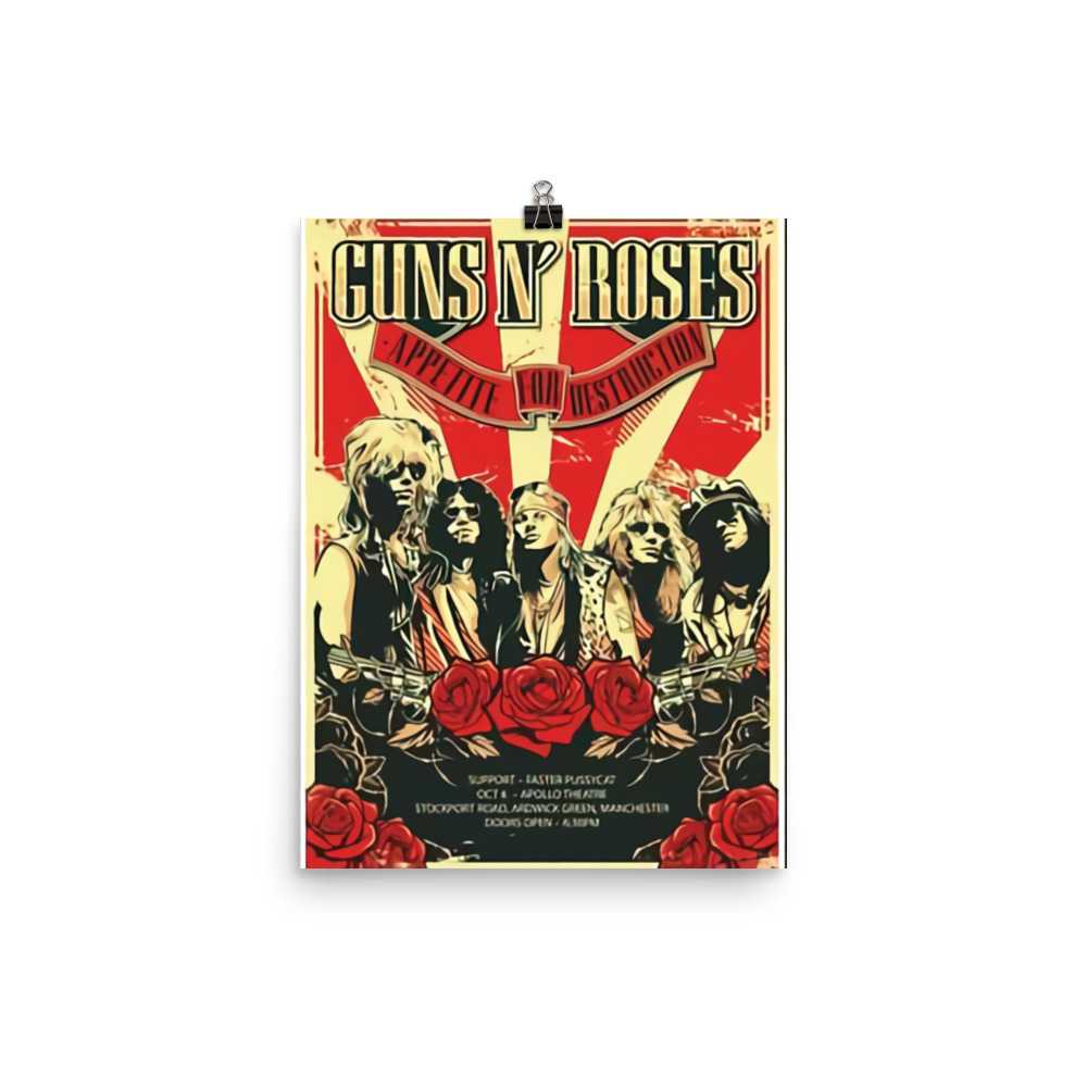 Guns N Roses Artwork Poster