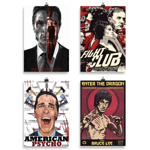 Movies Poster Bundle of 4