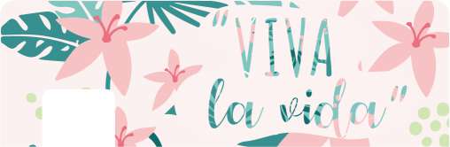 Viva La Vida Card Sticker