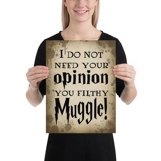 Opinionated Wizard Poster